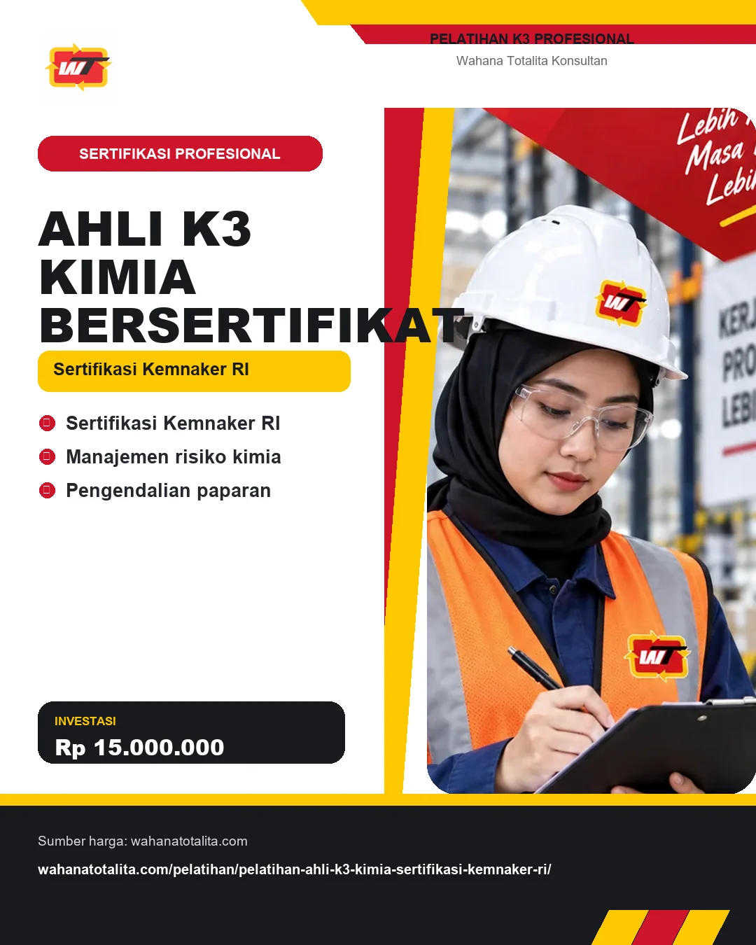 Ahli K3 Kimia Bersertifikat Sertifikasi Kemnaker RI dengan informasi Sertifikasi Kemnaker RI, Manajemen risiko kimia, Pengendalian paparan