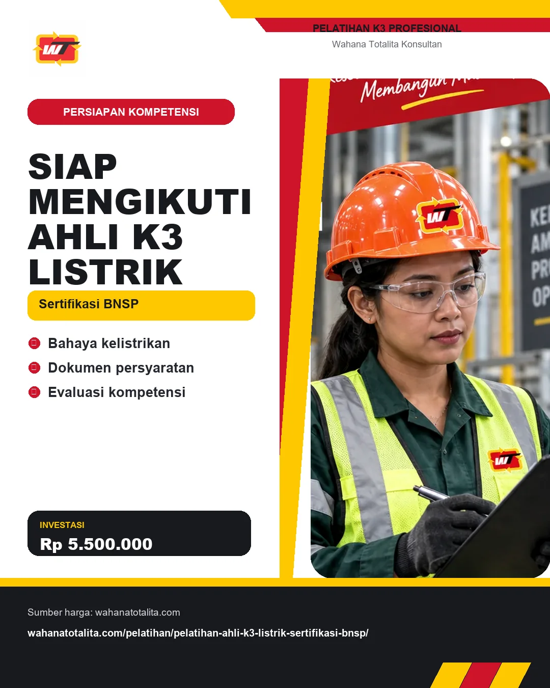 Siap Mengikuti Ahli K3 Listrik Sertifikasi BNSP dengan informasi Bahaya kelistrikan, Dokumen persyaratan, Evaluasi kompetensi