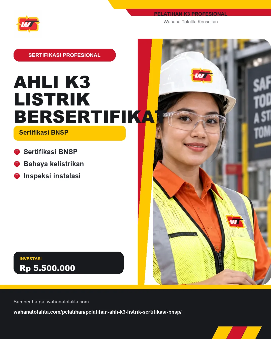 Ahli K3 Listrik Bersertifikat Sertifikasi BNSP dengan informasi Sertifikasi BNSP, Bahaya kelistrikan, Inspeksi instalasi