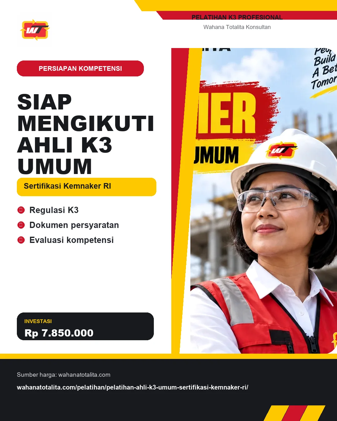 Siap Mengikuti Ahli K3 Umum Sertifikasi Kemnaker RI dengan informasi Regulasi K3, Dokumen persyaratan, Evaluasi kompetensi