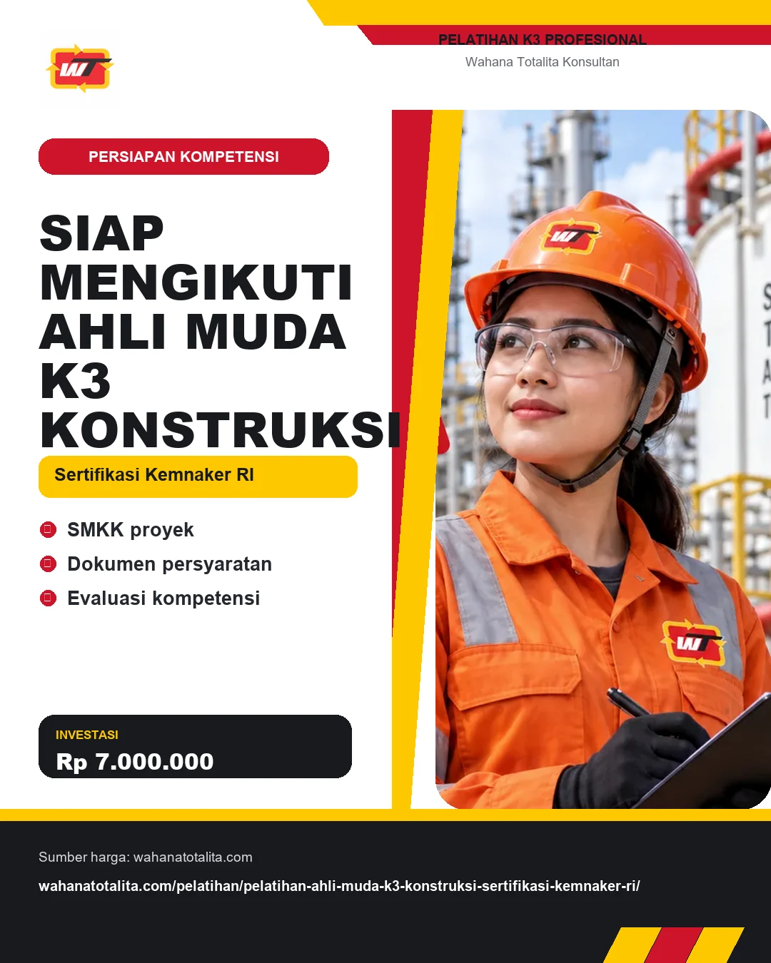 Siap Mengikuti Ahli Muda K3 Konstruksi Sertifikasi Kemnaker RI dengan informasi SMKK proyek, Dokumen persyaratan, Evaluasi kompetensi