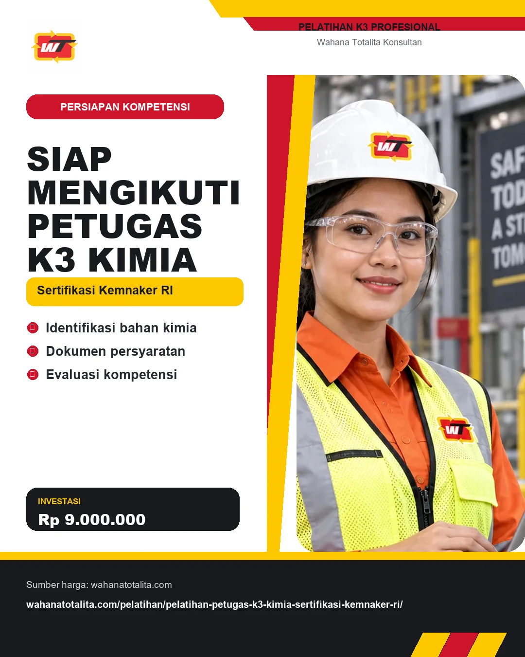 Siap Mengikuti Petugas K3 Kimia Sertifikasi Kemnaker RI dengan informasi Identifikasi bahan kimia, Dokumen persyaratan, Evaluasi kompetensi
