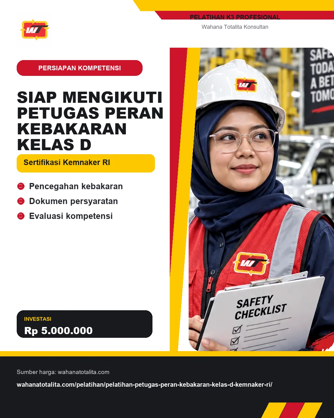 Siap Mengikuti Petugas Peran Kebakaran Kelas D Sertifikasi Kemnaker RI dengan informasi Pencegahan kebakaran, Dokumen persyaratan, Evaluasi kompetensi