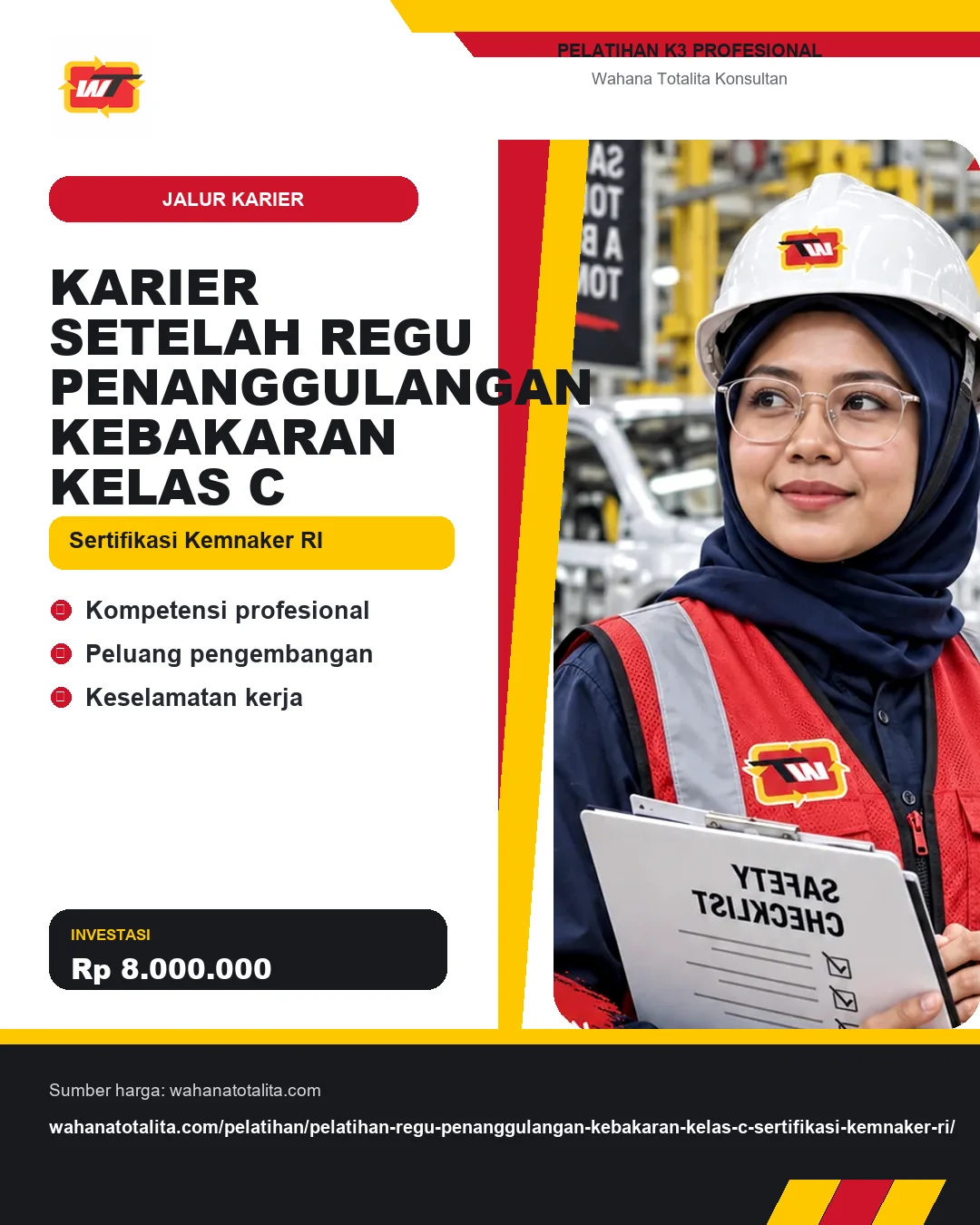 Karier Setelah Regu Penanggulangan Kebakaran Kelas C Sertifikasi Kemnaker RI dengan informasi Kompetensi profesional, Peluang pengembangan, Keselamatan kerja